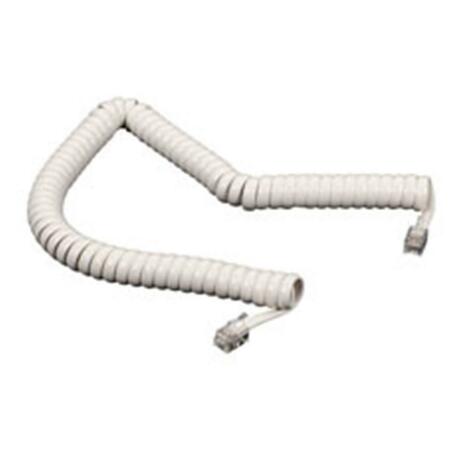 ICC GCHA444006-FWH - 6 ft. Handset Cord - White ICC-ICHC406FWH